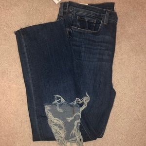 Women’s L’AGENCE Cropped Distressed Jeans Size 32